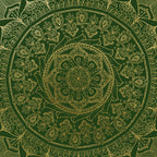 Mandala Royal - Green and Gold Coffee Mug Gallery Image 2