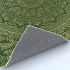 Mandala Royal - Green and Gold Rug Gallery Image 4