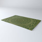 Mandala Royal - Green and Gold Rug Gallery Image 3