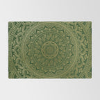 Mandala Royal - Green and Gold Rug Gallery Image 2