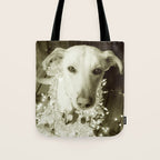 It's Beginning to Look a Lot Like Christmas B&W Tote Bag Gallery Image 1