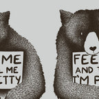 Feed Me And Tell Me I'm Pretty Bear Coffee Mug Gallery Image 2