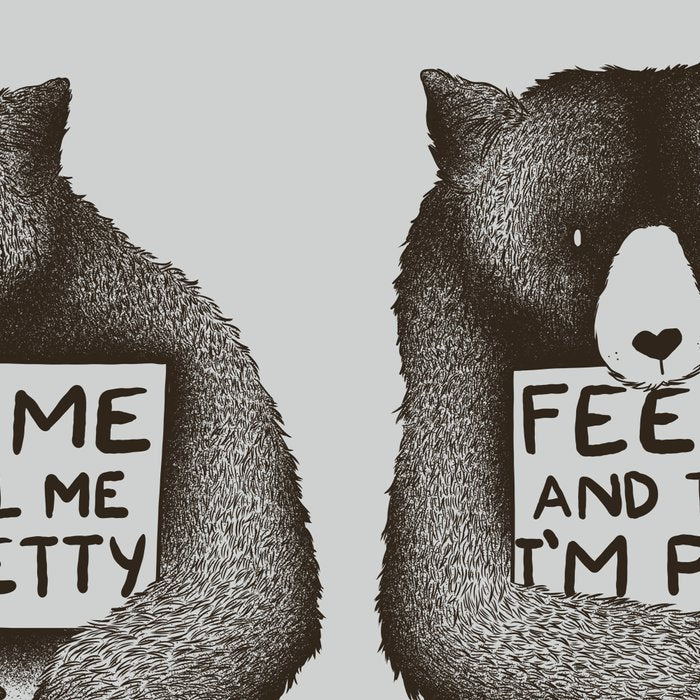 Feed Me And Tell Me I'm Pretty Bear Coffee Mug Gallery Image 2