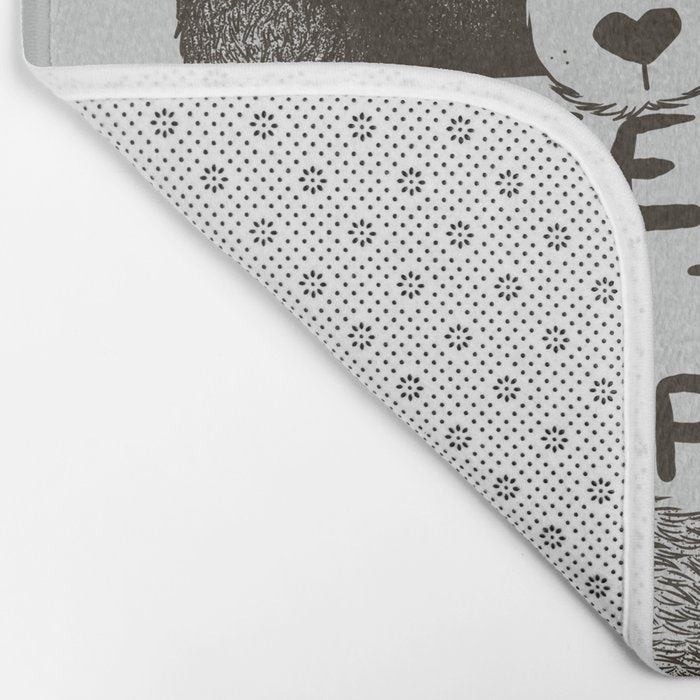 Feed Me And Tell Me I'm Pretty Bear Bath Mat Gallery Image 2