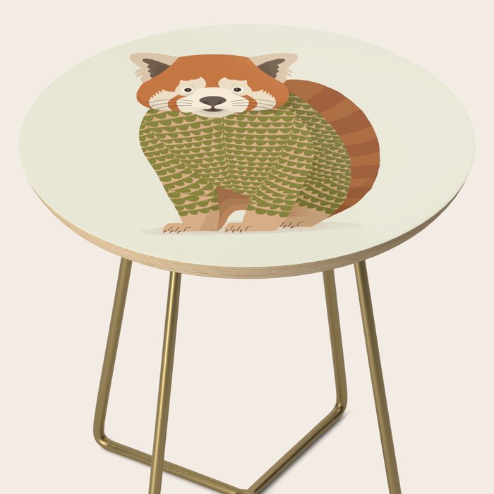 Whimsical Red Panda Side Table Gallery Image 2