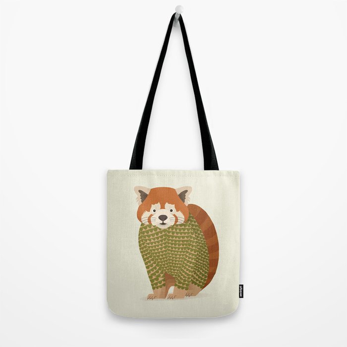 Whimsical Red Panda Tote Bag Gallery Image 2