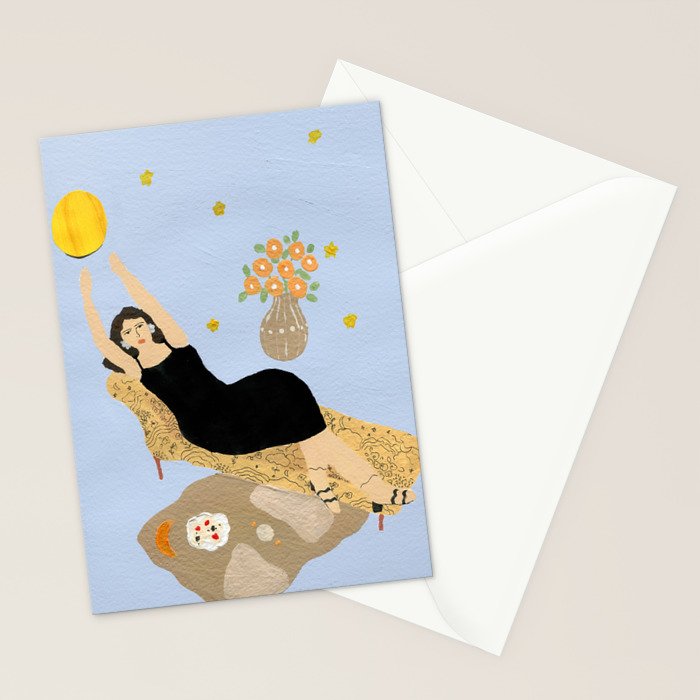 Moon Phases Stationery Card Gallery Image 2