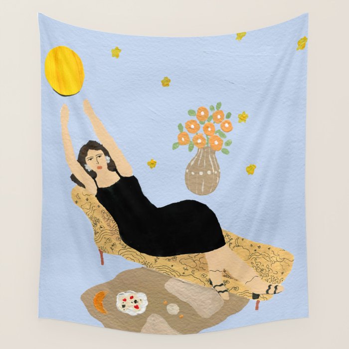 Moon Phases Wall Tapestry Gallery Image 1