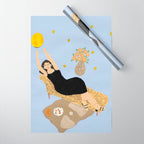 Moon Phases Wrapping Paper Gallery Image 1