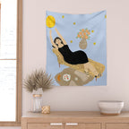 Moon Phases Wall Tapestry Gallery Image 2