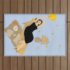 Moon Phases Outdoor Rug Gallery Image 1