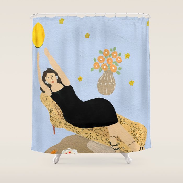 Moon Phases Shower Curtain Gallery Image 1