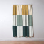 Color Block Line Pattern II Window Curtain Gallery Image 3