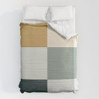 Color Block Line Pattern II Duvet Cover Gallery Image 6