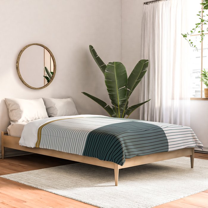 Color Block Line Pattern II Comforter Gallery Image 2