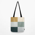 Color Block Line Pattern II Tote Bag Gallery Image 2