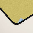 Cast Your Vote | Hand-Lettered Pattern in Yellow Desk Mat Gallery Image 4