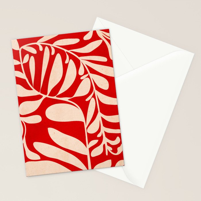 Abstract Plant 3/5 Stationery Card Gallery Image 2