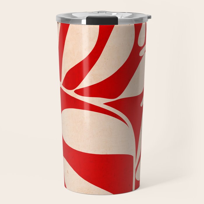 Abstract Plant 3/5 Travel Mug Gallery Image 1