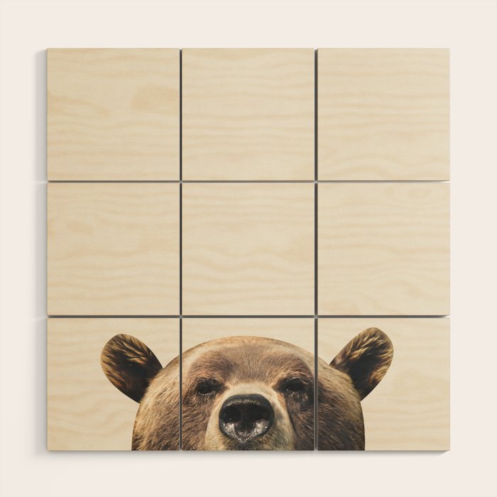 Bear Wood Wall Art Gallery Image 1