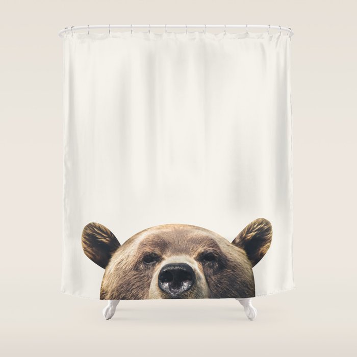 Bear Shower Curtain Gallery Image 1