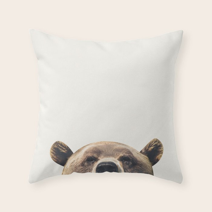 Bear Throw Pillow Gallery Image 6