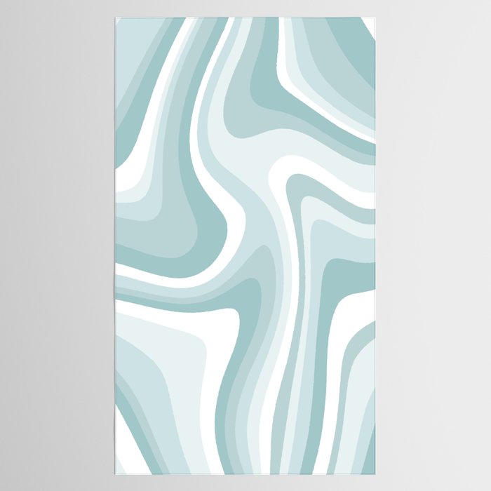 Abstract Wavy Stripes LXVI Tablecloth Gallery Image 2