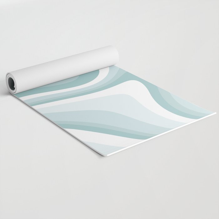 Abstract Wavy Stripes LXVI Yoga Mat Gallery Image 2
