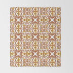 Tile Shapes Nature Charm Throw Blanket Gallery Image 2