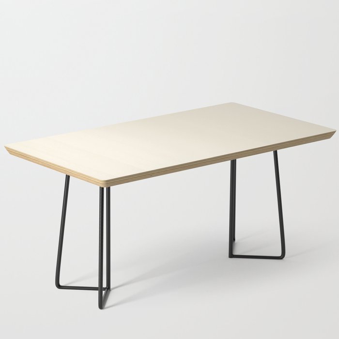 Cream - Solid Color Collection Coffee Table Gallery Image 1