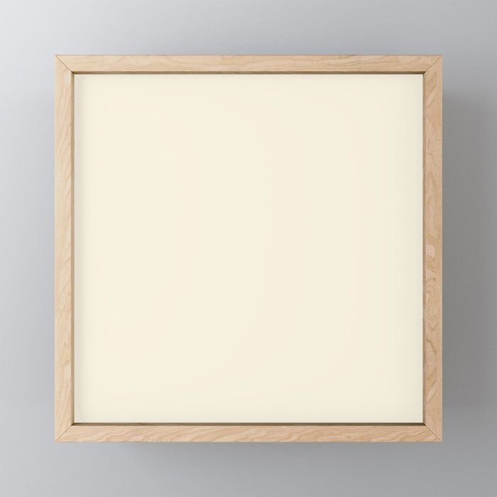 Cream - Solid Color Collection Mini Art Print Gallery Image 1