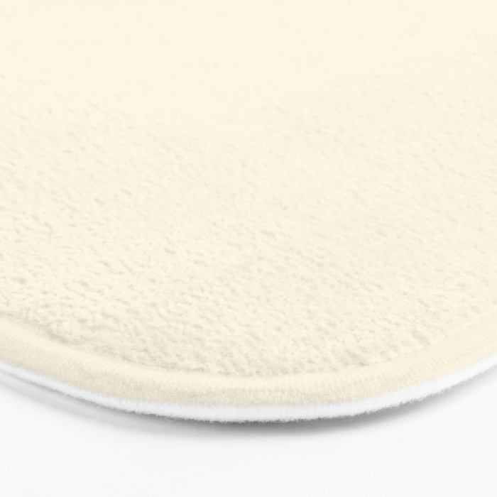 Cream - Solid Color Collection Bath Mat Gallery Image 3
