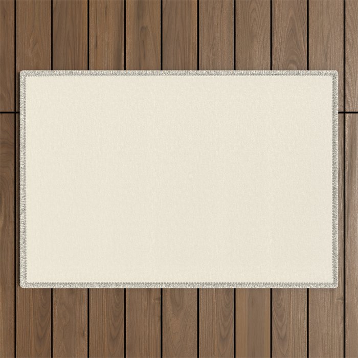 Cream - Solid Color Collection Outdoor Rug Gallery Image 1