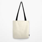 Cream - Solid Color Collection Tote Bag Gallery Image 2