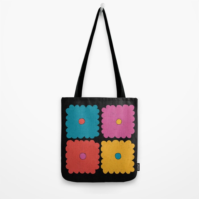 Flower Tile Tote Bag Gallery Image 2