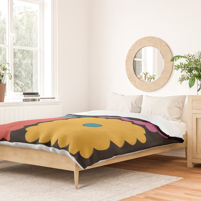 Flower Tile Duvet Cover Gallery Image 2