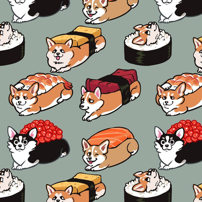 Sushi  Corgi Coffee Mug Gallery Image 2