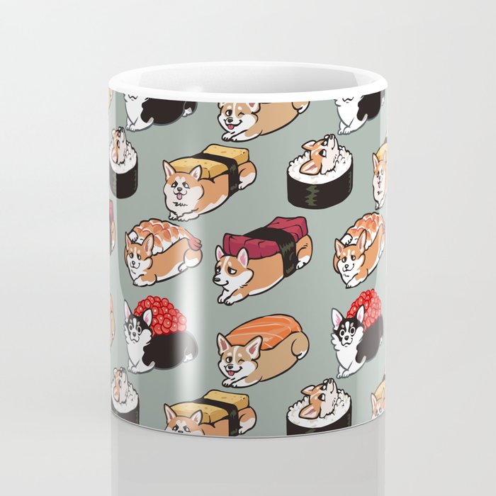 Sushi  Corgi Coffee Mug Gallery Image 4