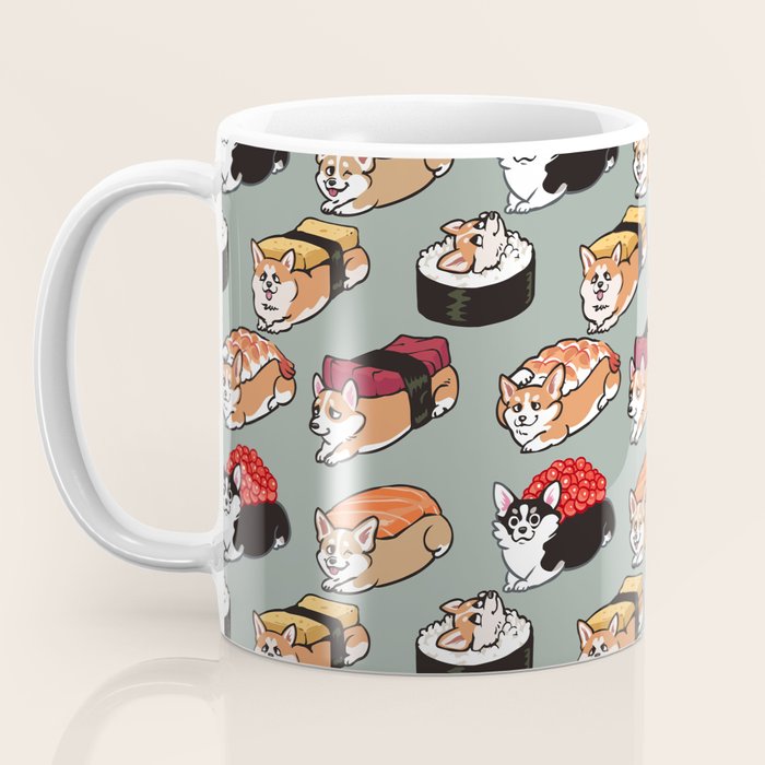 Sushi  Corgi Coffee Mug Gallery Image 3
