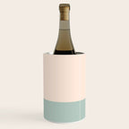 Minimalist Color Block in Cream and Light Celadon Mint Aqua Sage Wine Chiller Gallery Image 3