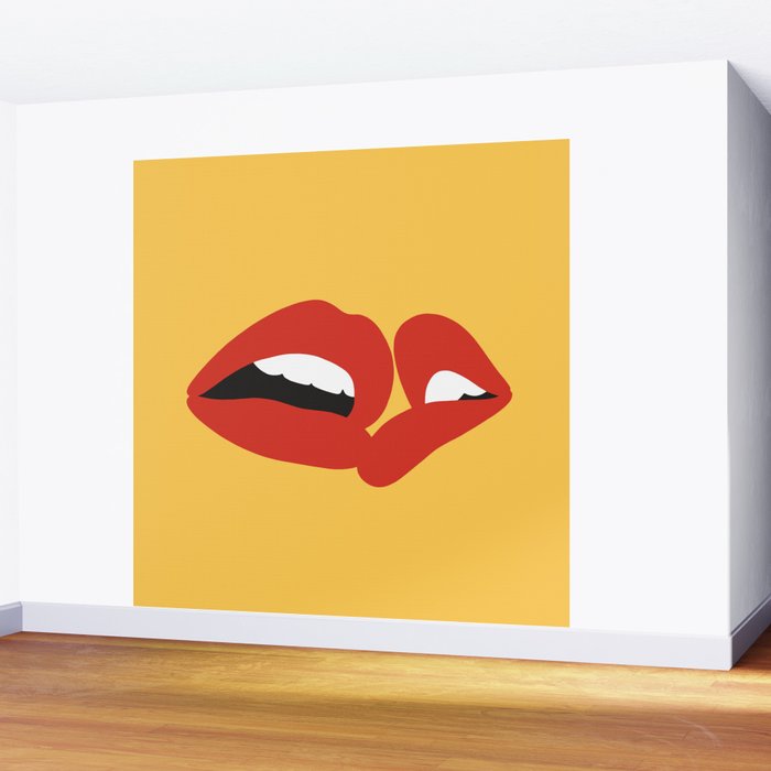 Kiss 01 Wall Mural Gallery Image 2