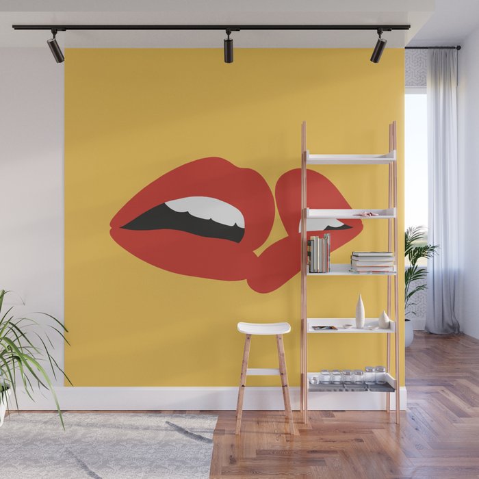 Kiss 01 Wall Mural Gallery Image 1