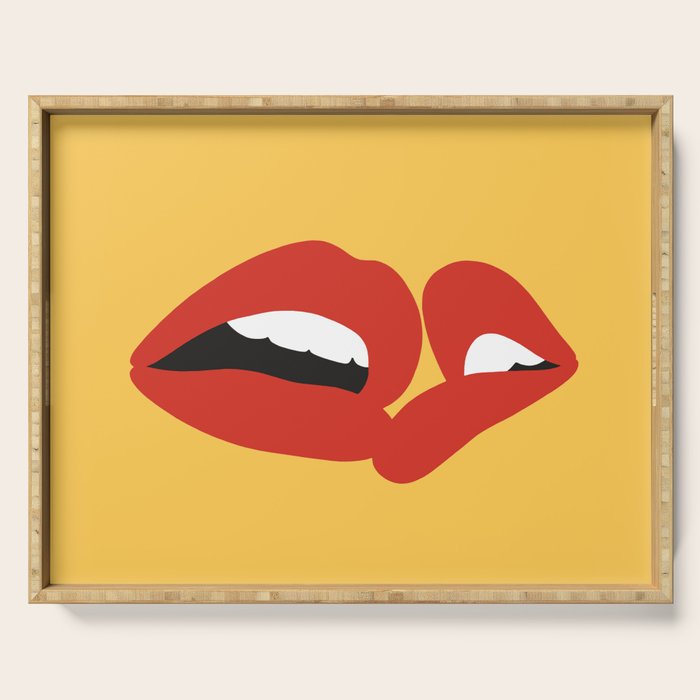 Kiss 01 Serving Tray Gallery Image 1