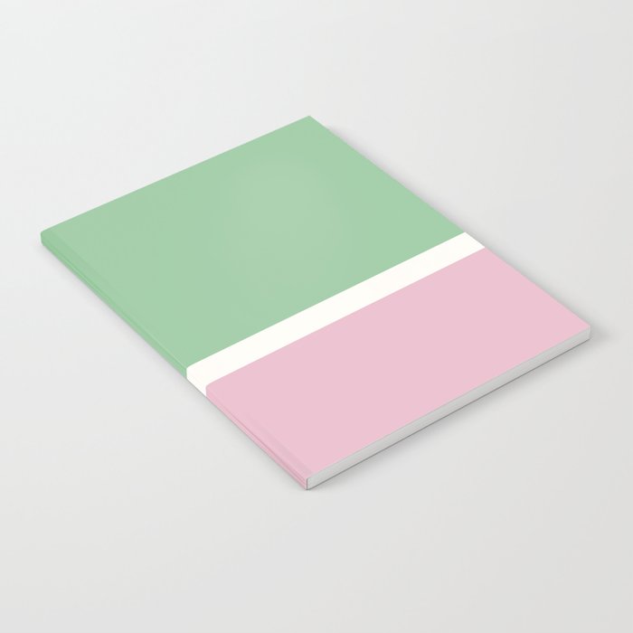 Color Block III Green Pink Notebook Gallery Image 2