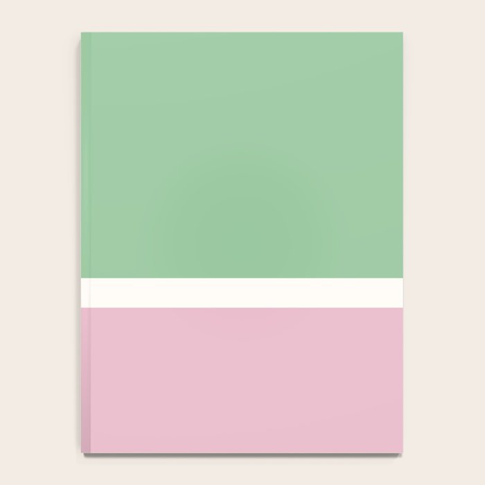 Color Block III Green Pink Notebook Gallery Image 4