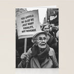 LADIES MARCH VI â Feminism Art â Women's March Photography Stationery Card Gallery Image 2