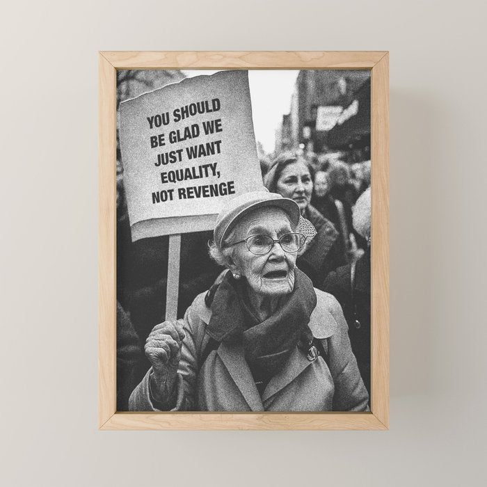 LADIES MARCH VI â Feminism Art â Women's March Photography Mini Art Print Gallery Image 1