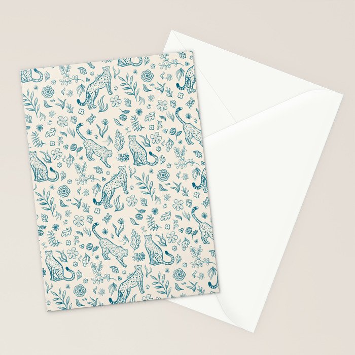 Cheetahs and Plants  Stationery Card Gallery Image 2