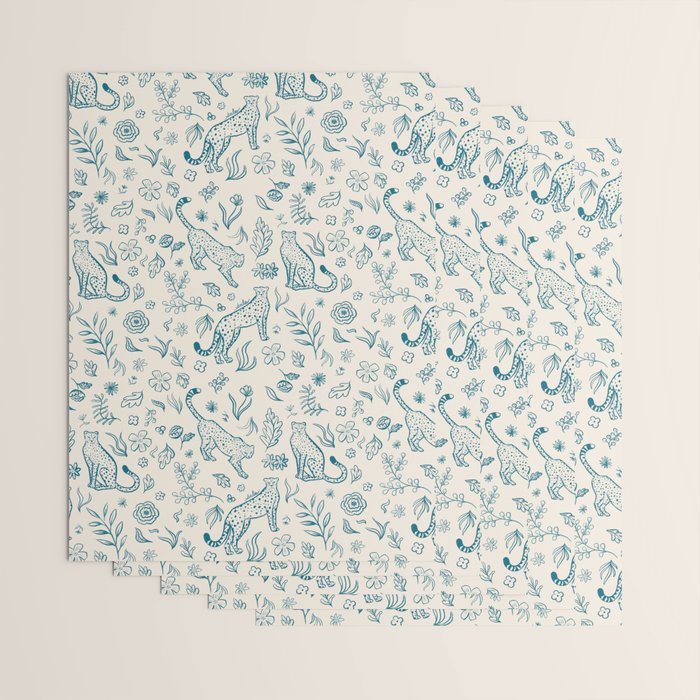 Cheetahs and Plants  Wrapping Paper Gallery Image 3
