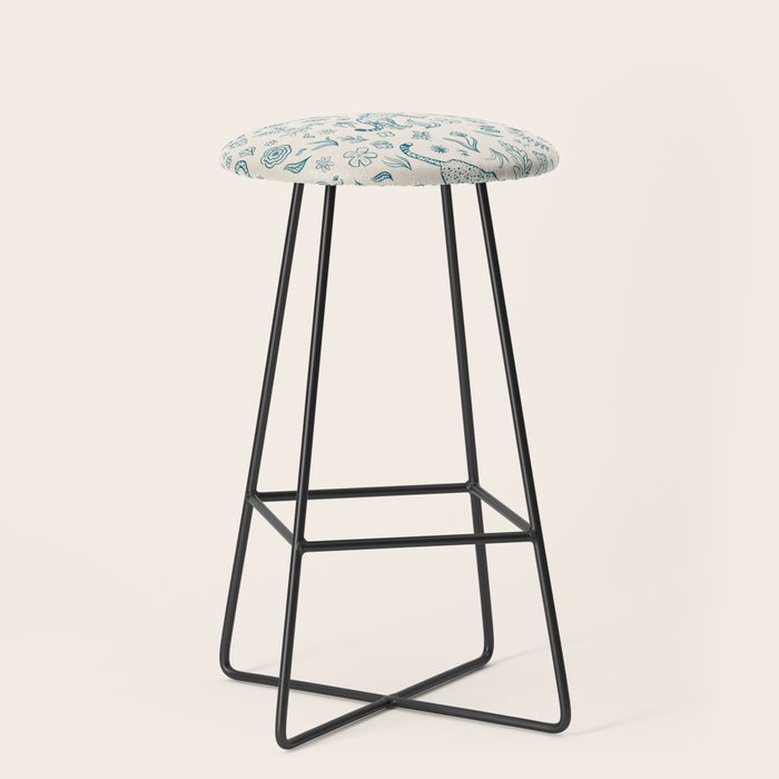 Cheetahs and Plants  Stool Gallery Image 1